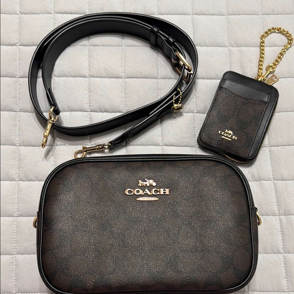 Coach Jaime Camera Bag with matching wallet